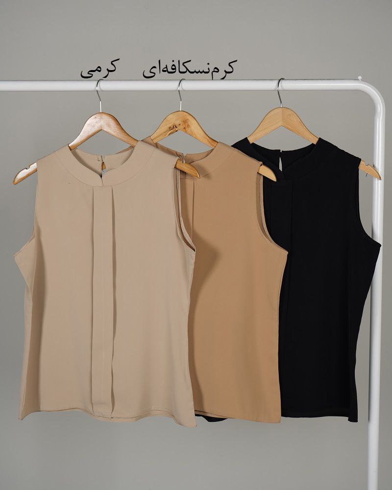 تاپ مجلسی زنانه جنس کرپ الیزه