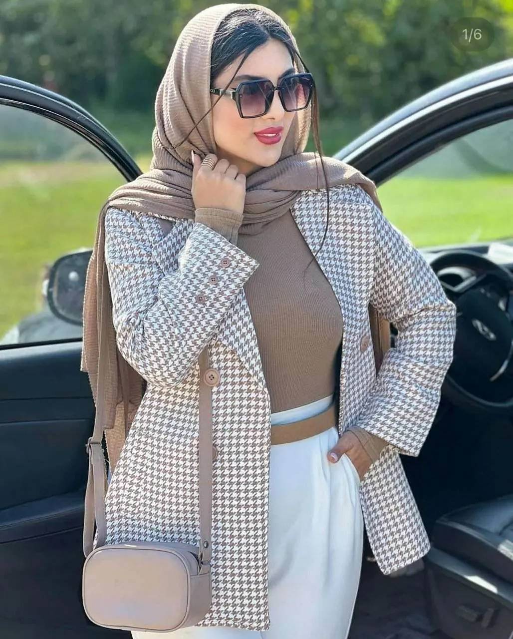 کت پشمی  زنانه طرح پیچازی
