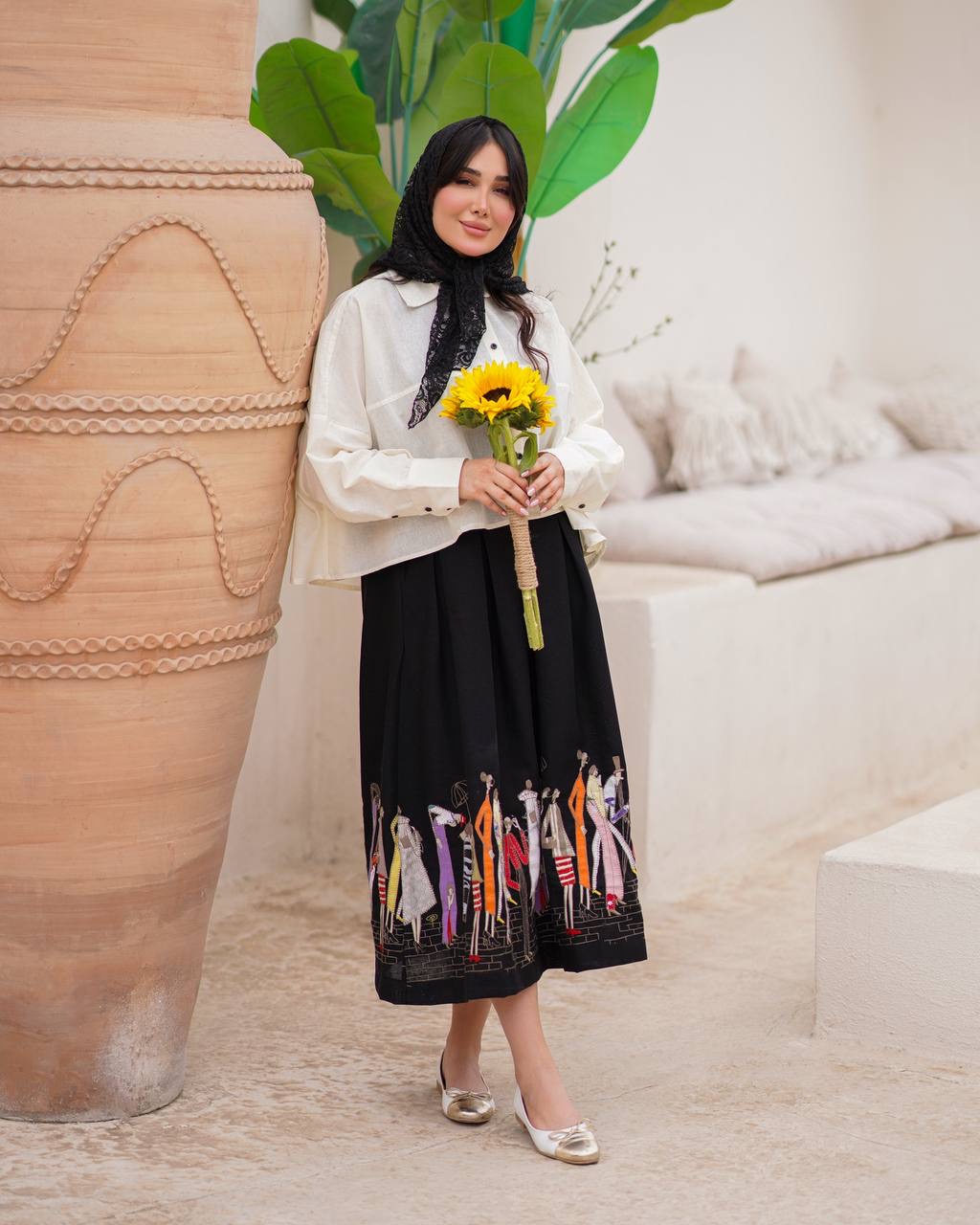 دامن گلدوزی