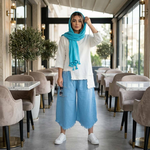 مانتو تک زنانه الیاف طبیعی