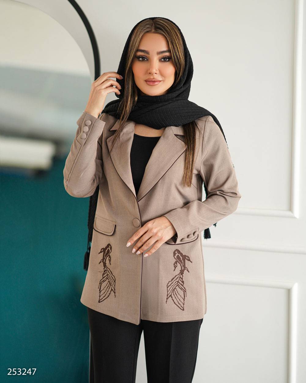 کت گلدوزی شده زنانه مدل کاربیت