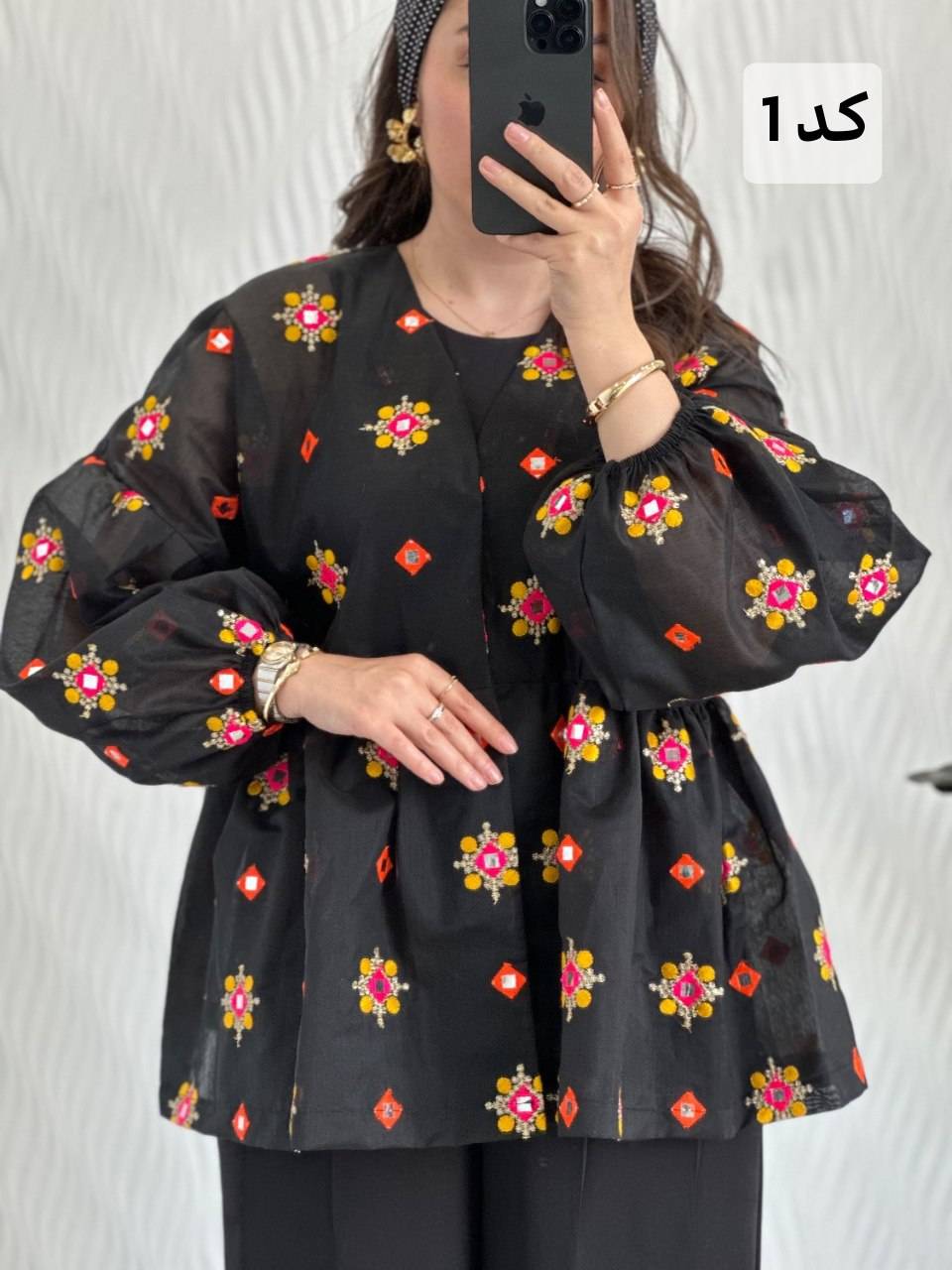 مانتو زنانه مدل شیشه ای