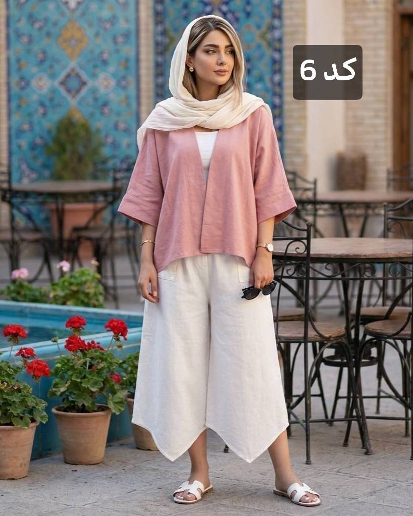 مانتو زنانه الیاف طبیعی