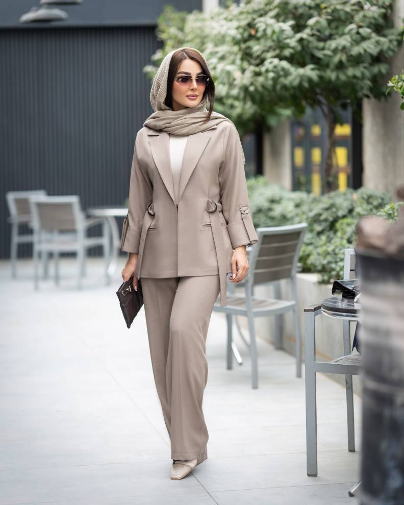 ست کت شلوار زنانه مدل ریحانه