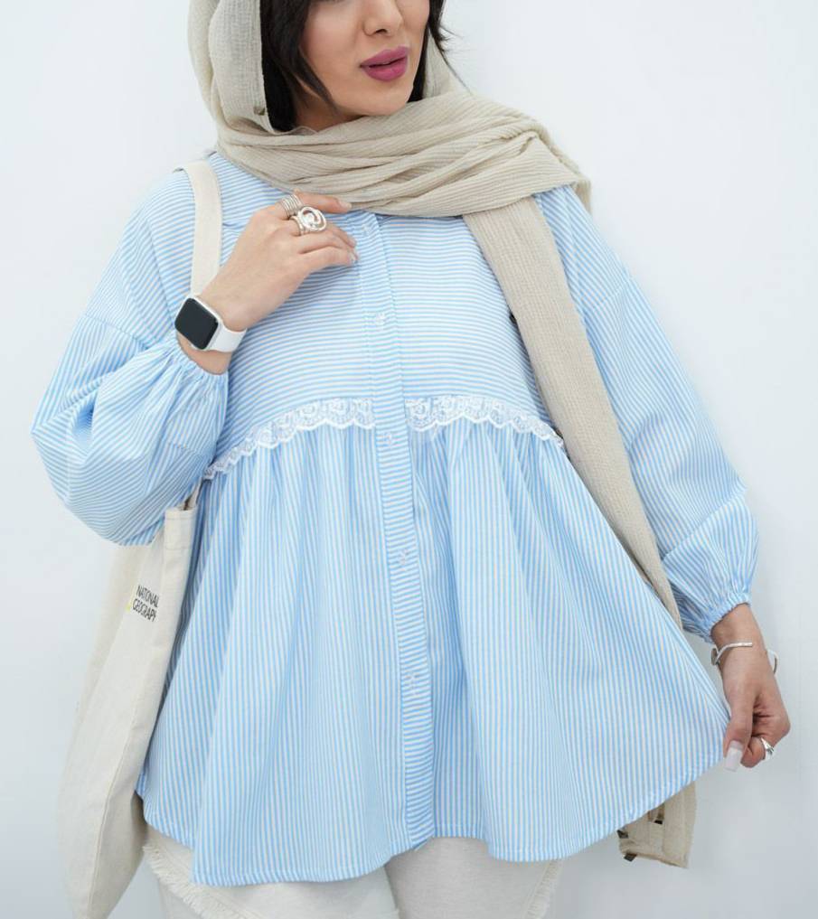 مانتو شومیزی زنانه مدل نازنین