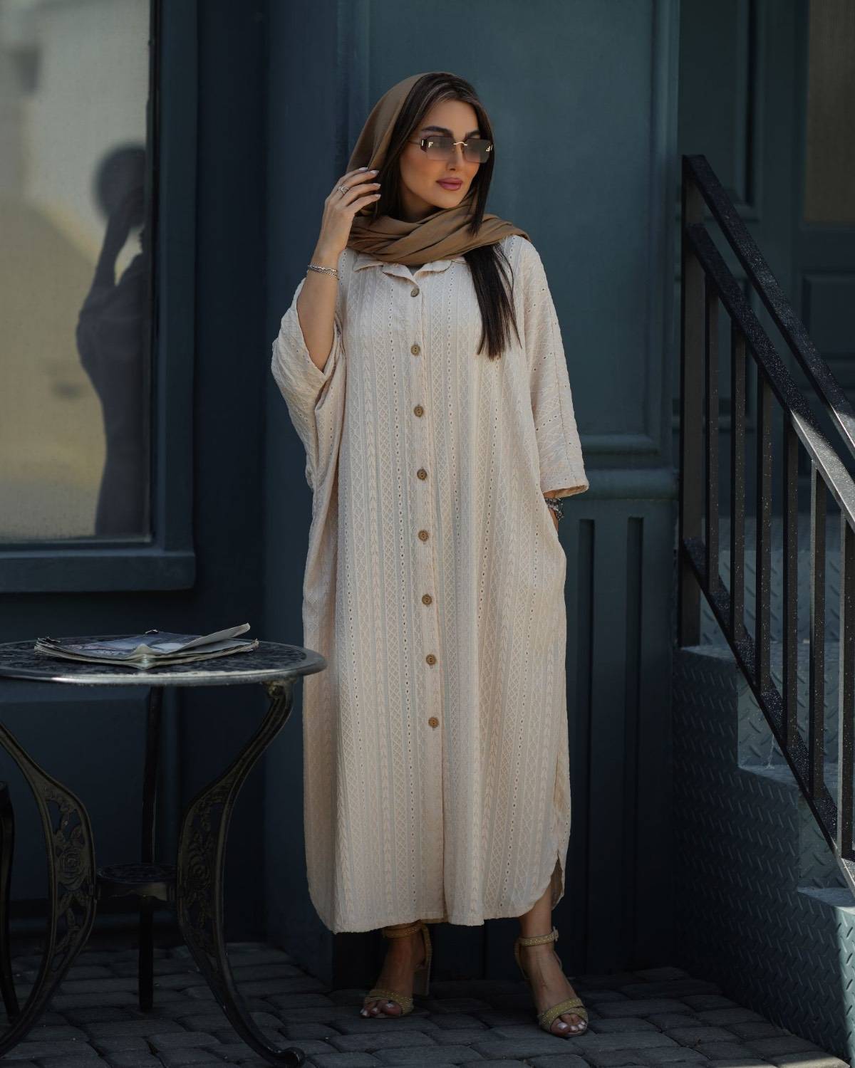 مانتو پیراهنی بلند زنانه مدل لینا