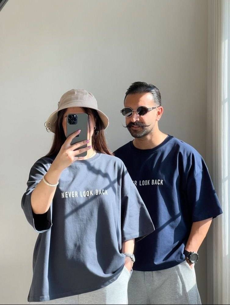 تیشرت باکسی never look back