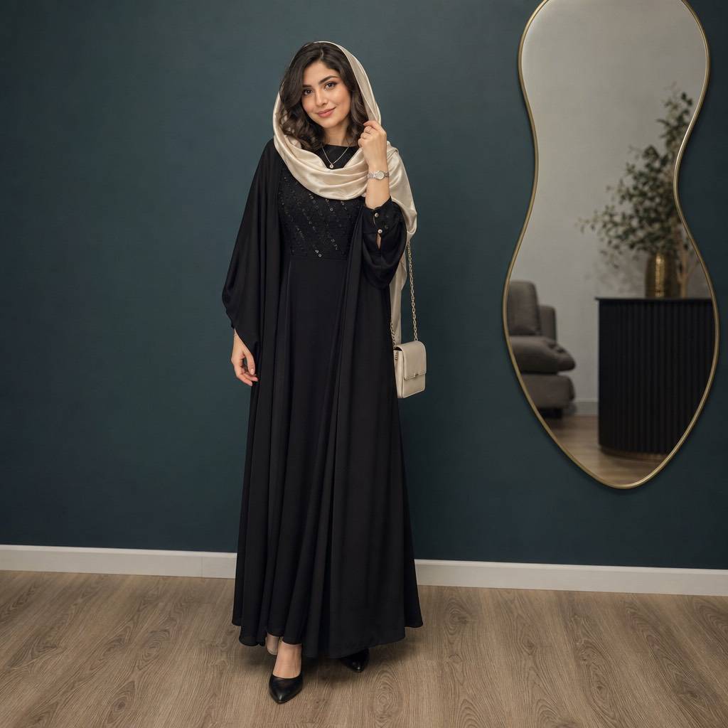مانتو عبایی زنانه مدل آغاز