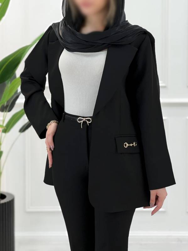 کت زنانه مدل دگمه قلبی