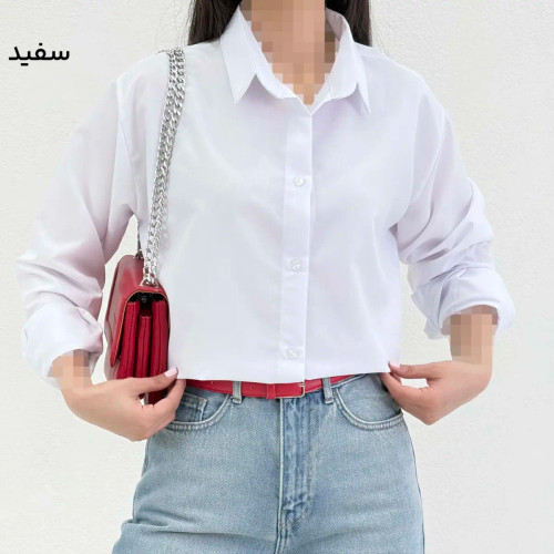 شومیز زنانه بیسیک جنس تترون نخ