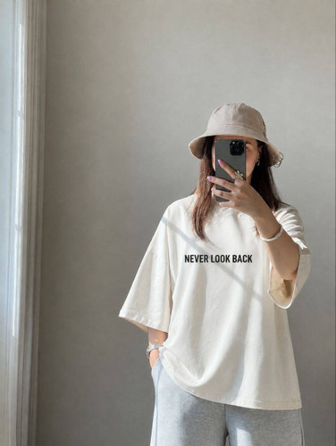 تیشرت باکسی never look back
