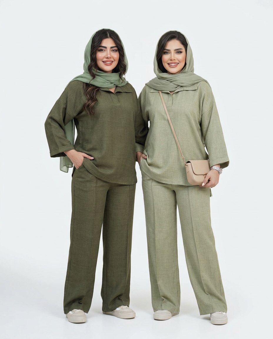 ست شومیز شلوار زنانه مدل لادن