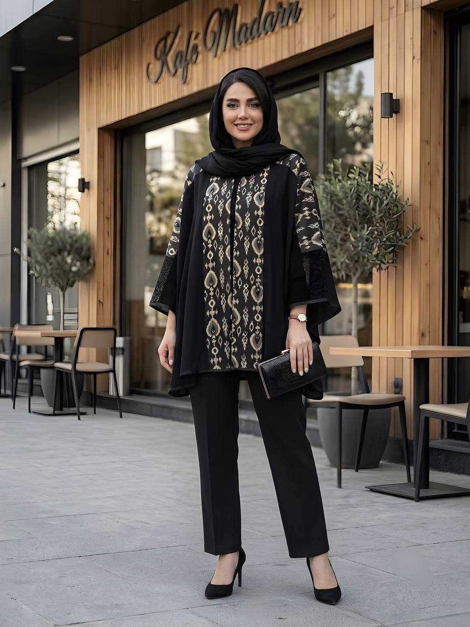 پانچ شانتون با لنین طرح دار زنانه