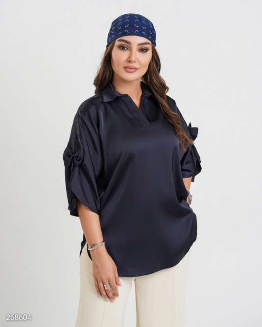 شومیزساتن زنانه مدل مینور