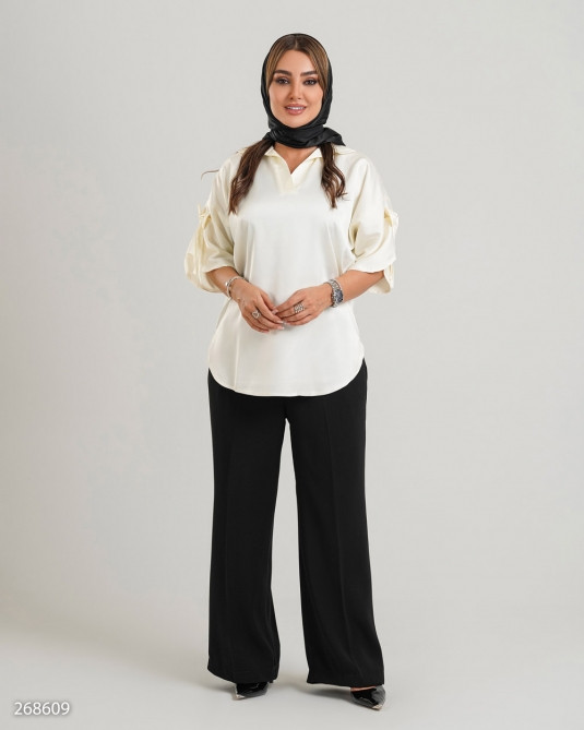 شومیزساتن زنانه مدل مینور
