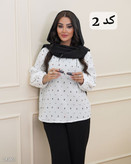شومیز دبل فیس زنانه مدل نیاراد