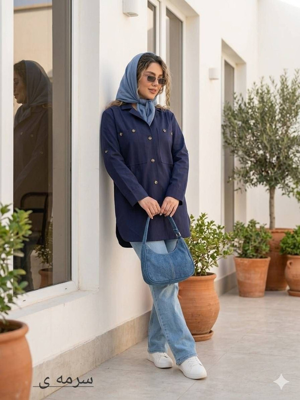 مانتو شومیزی زنانه مدل آریسا
