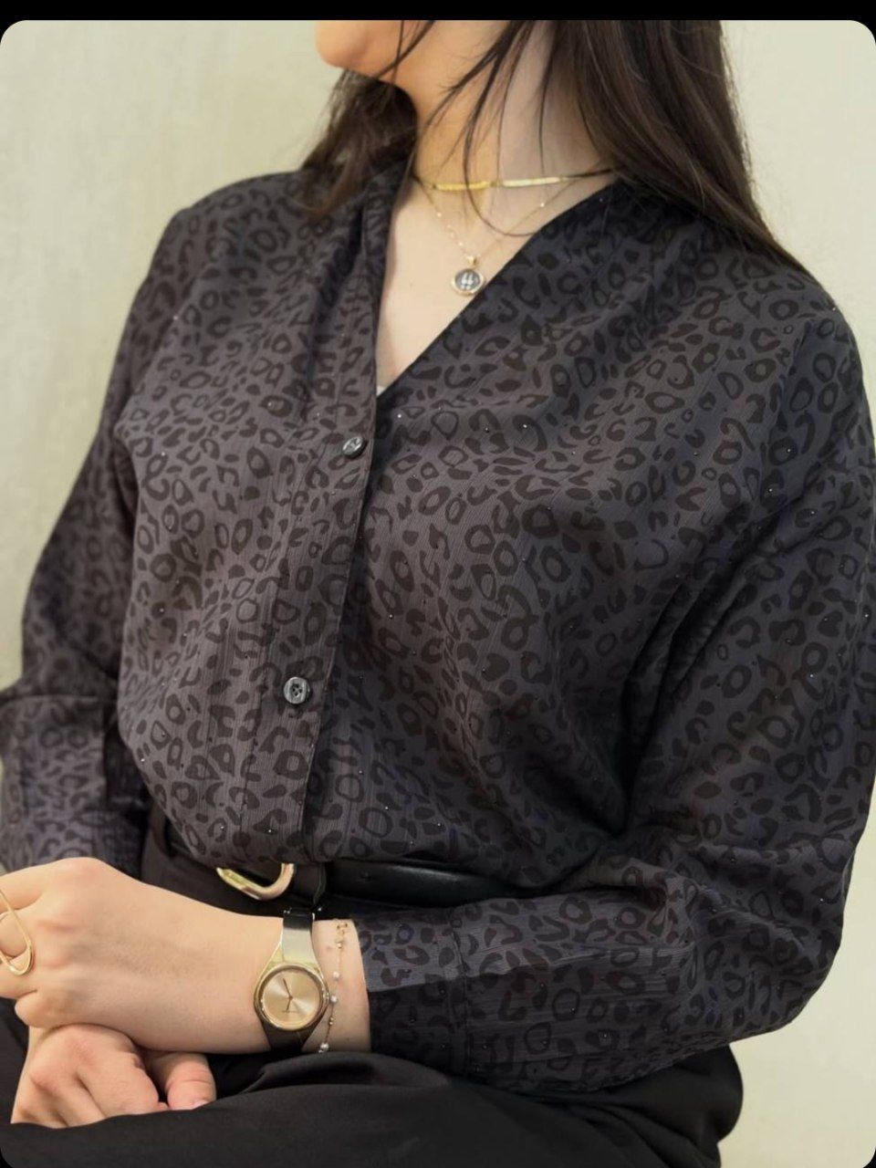 شومیز نگین دار زنانه