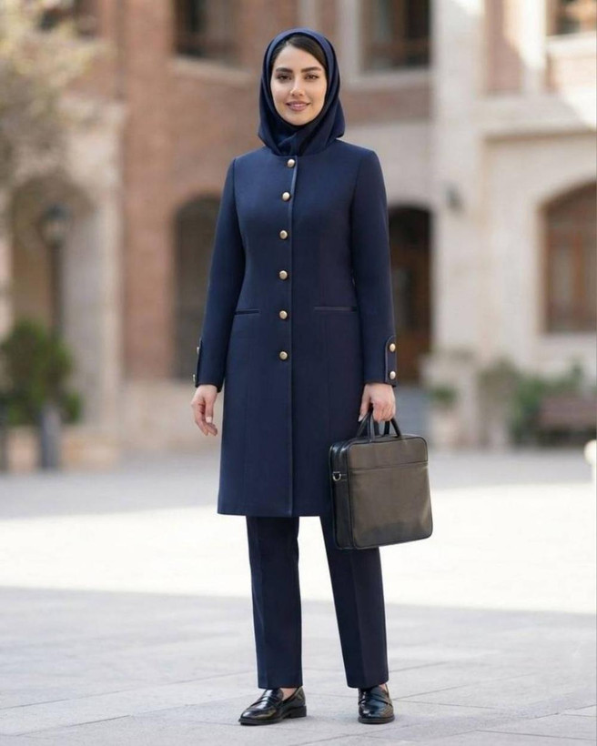 مانتو شلوار اداری زنانه مدل اریکا