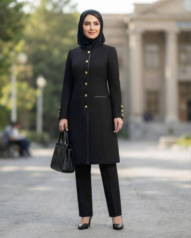 مانتو شلوار اداری زنانه مدل اریکا