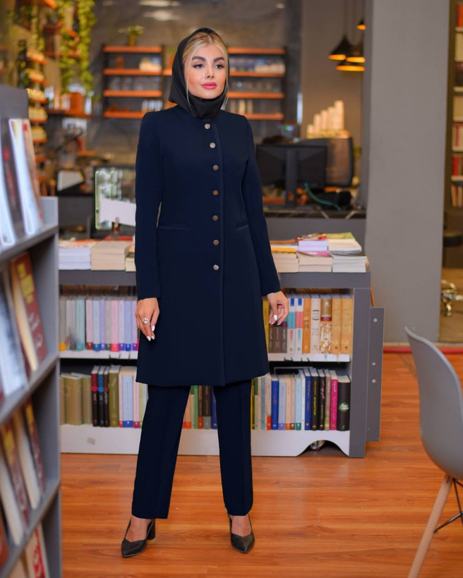 مانتو شلوار اداری زنانه مدل اریکا