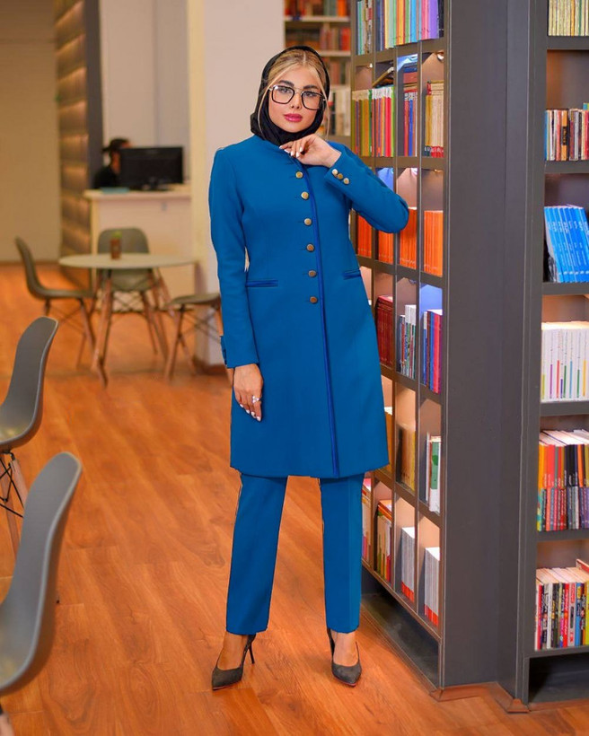 مانتو شلوار اداری زنانه مدل اریکا