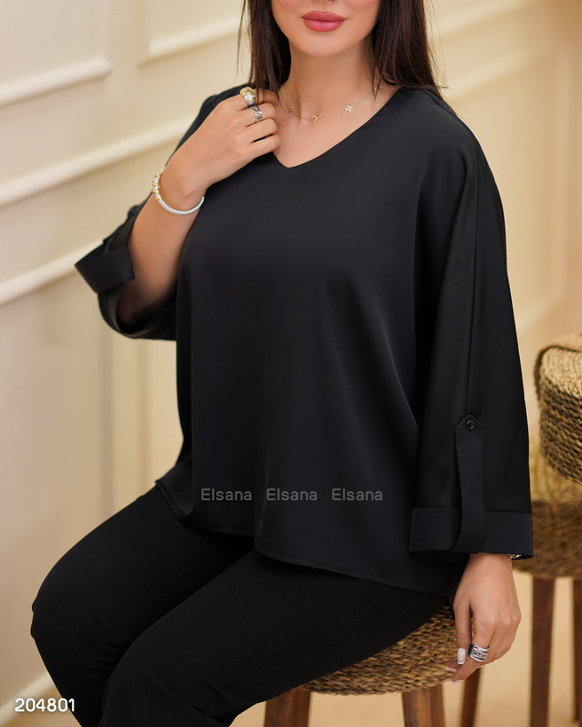 شومیز ساتن زنانه مدل نوراد