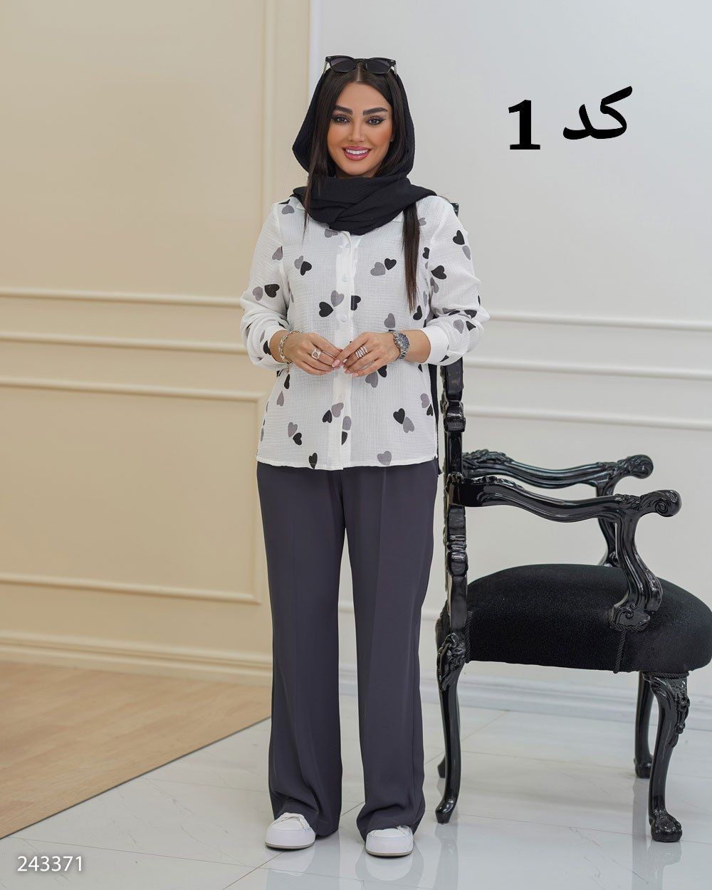 شومیز لینن دبل فیس زنانه مدل پارساتا