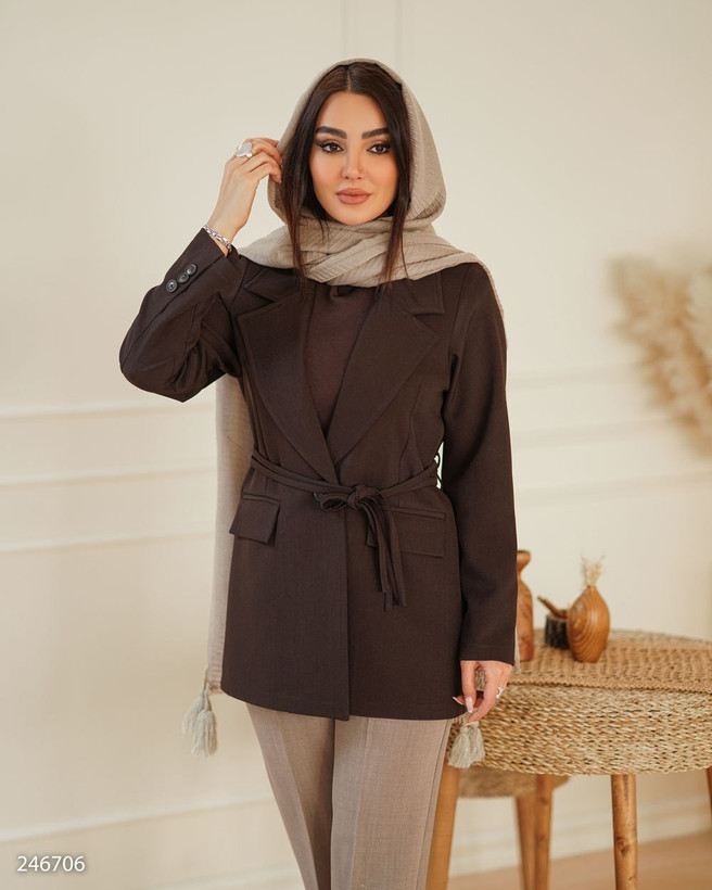 کت گاواردین زنانه مدل آیدانا