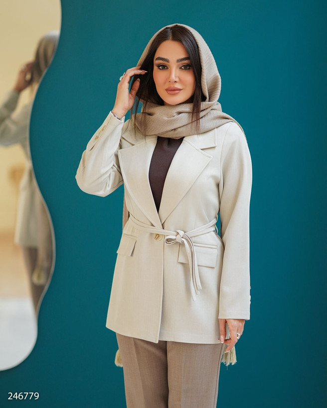 کت گاواردین زنانه مدل آیدانا