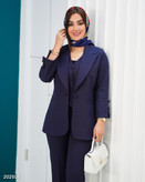 کت و شلوار وژیله زنانه مدل نازنین
