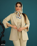 کت و شلوار وژیله زنانه مدل نازنین