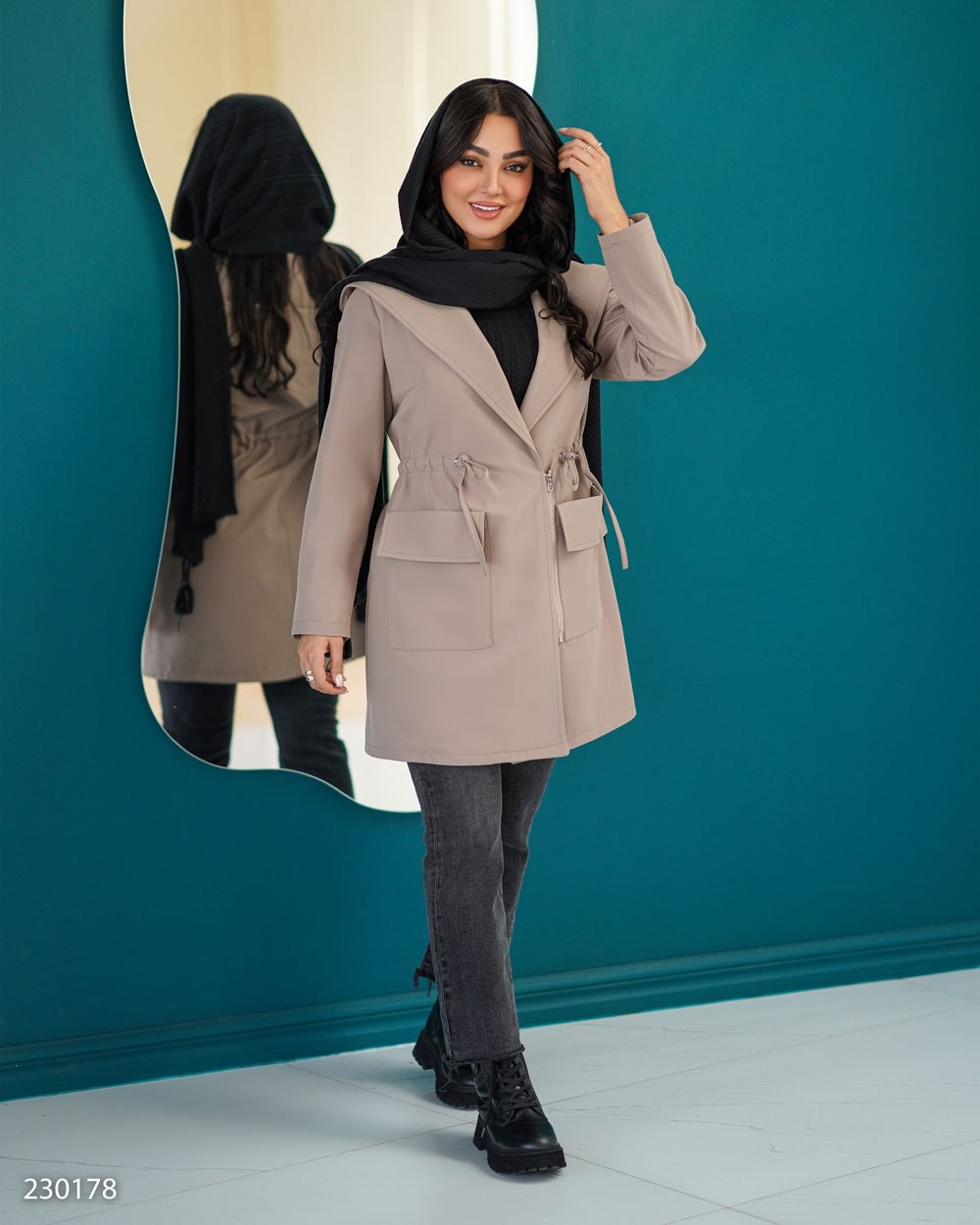 بارونی زنانه مدل هیوان