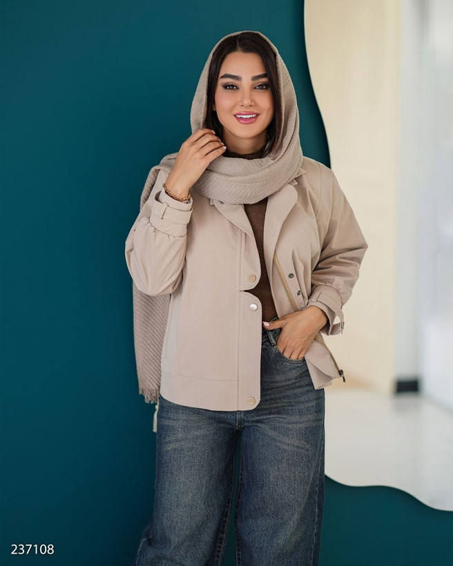 بامبر جکت زنانه مدل شانلی