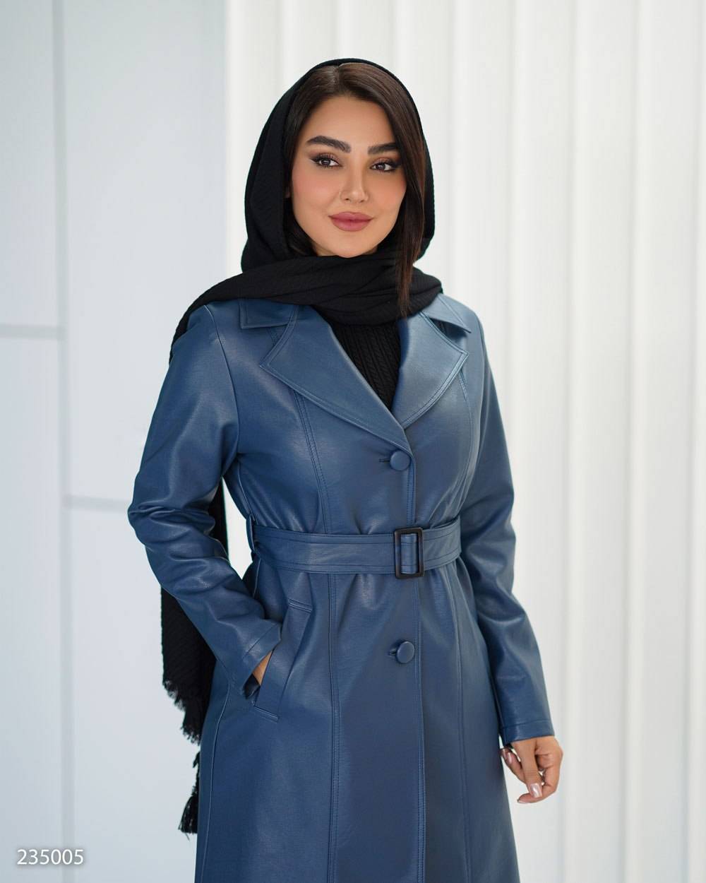 پالتو چرم زنانه مدل هرمینا