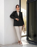کت کرپ بزیاق زنانه مدل هلیا