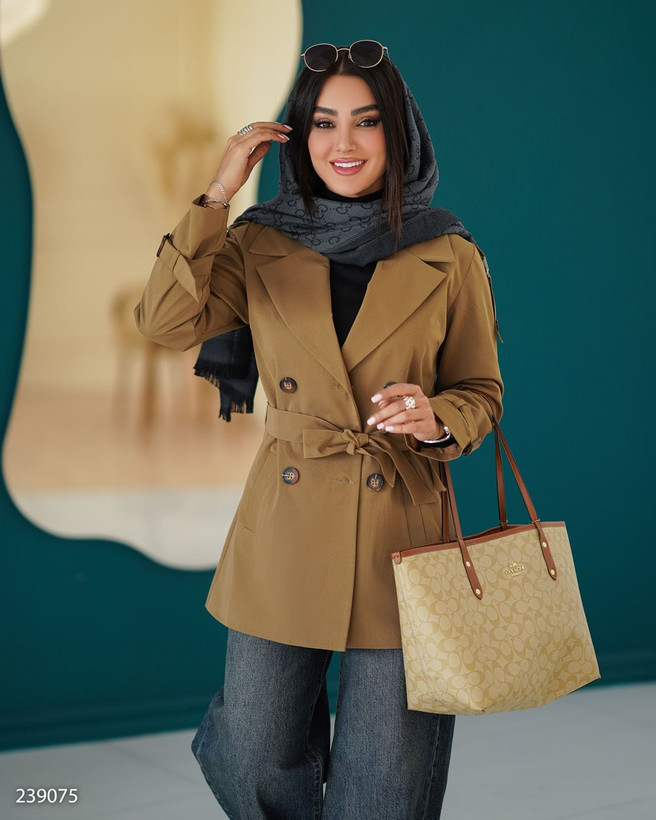 بارونی کتان تی سی زنانه مدل آرات
