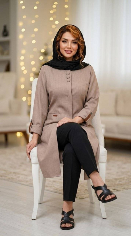 مانتو دانشجویی زنانه مدل ملینا