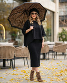 سارافن و رویه بغل گوشواره دار مدل مروارید