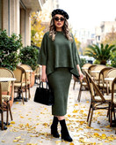 سارافن و رویه بغل گوشواره دار مدل مروارید