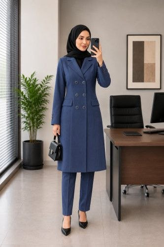 مانتو شلوار اداری مدل فاگل