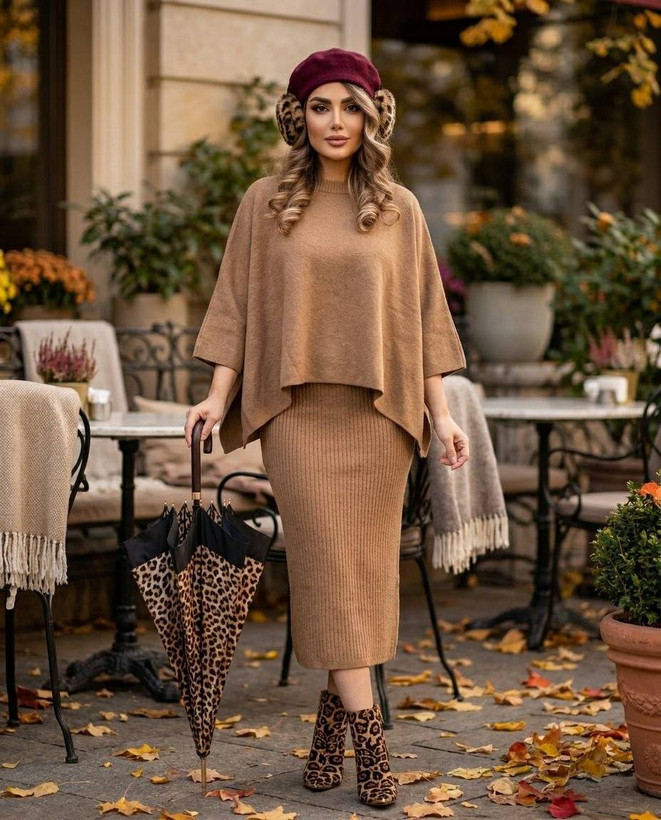 سارافن و رویه بغل گوشواره دار مدل رستا