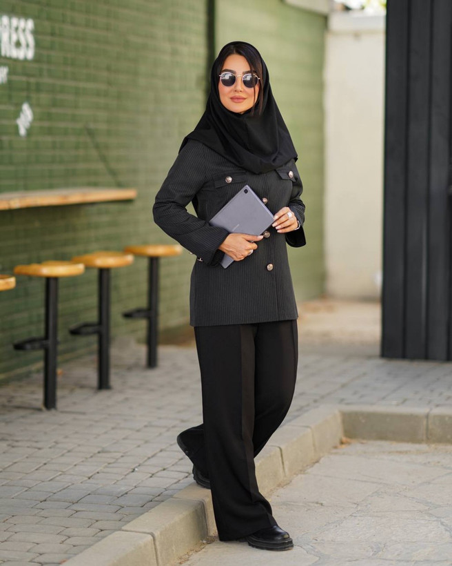 مانتو کتی دیپلمات زنانه مدل پرتو