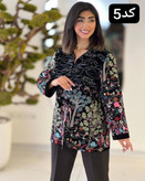 کت مخمل طرحدار زنانه سایز بزرگ