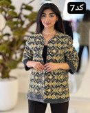 کت مخمل طرحدار زنانه سایز بزرگ