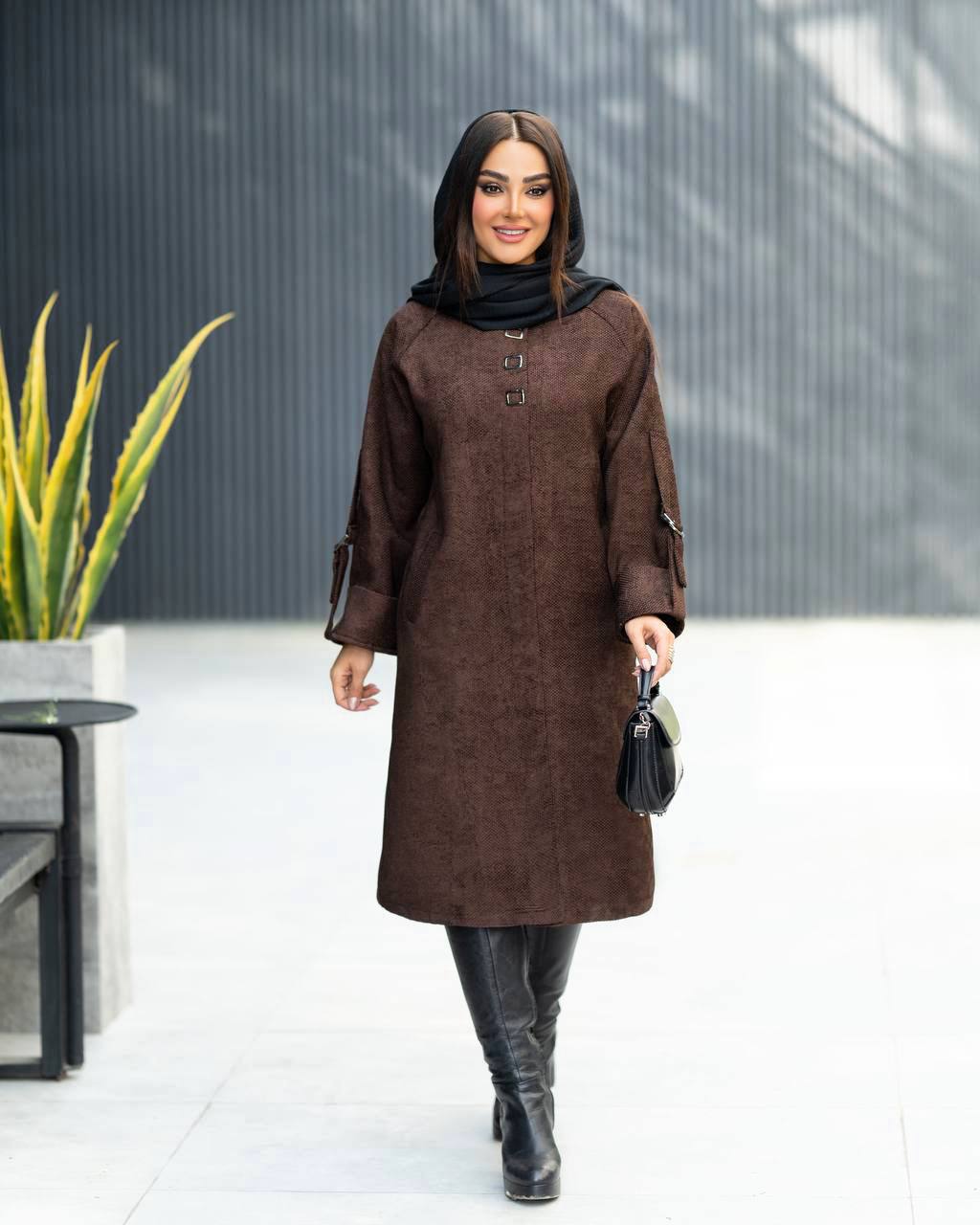 مانتو پاییزه زنانه مدل ماریا